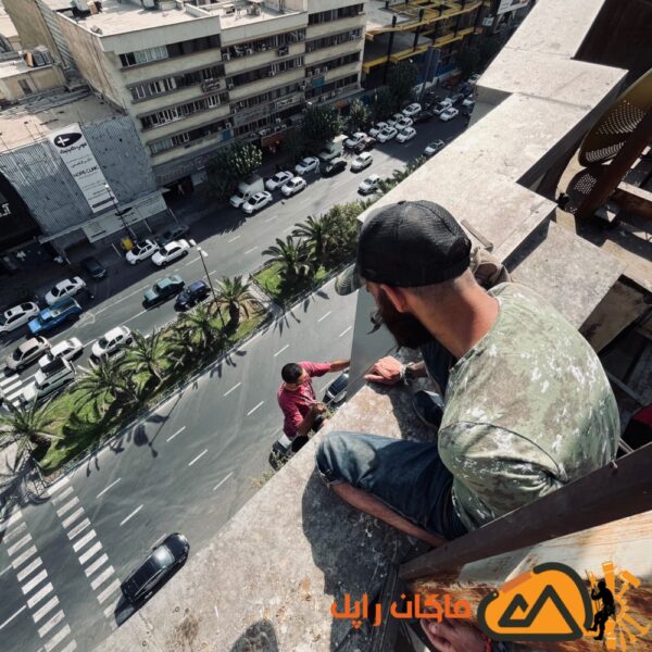 شستشوی نما در تهران ساختمان نقره میرداماد